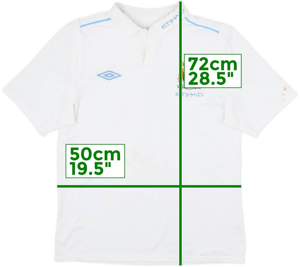 2011-12 Manchester City Umbro Polo Shirt - 8/10 - (M)