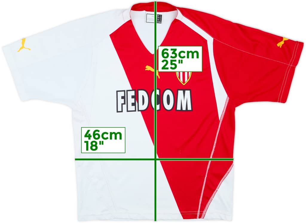 2004-06 Monaco Home Shirt - 8/10 - (M.Boys)