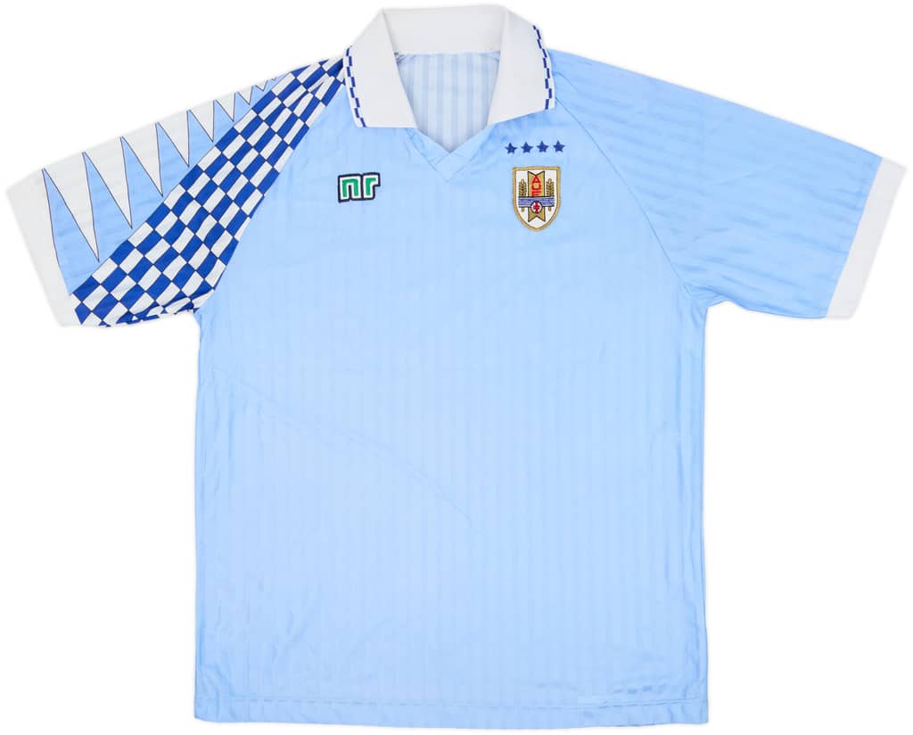 1992-95 Uruguay Home Shirt - 9/10 - (XL)