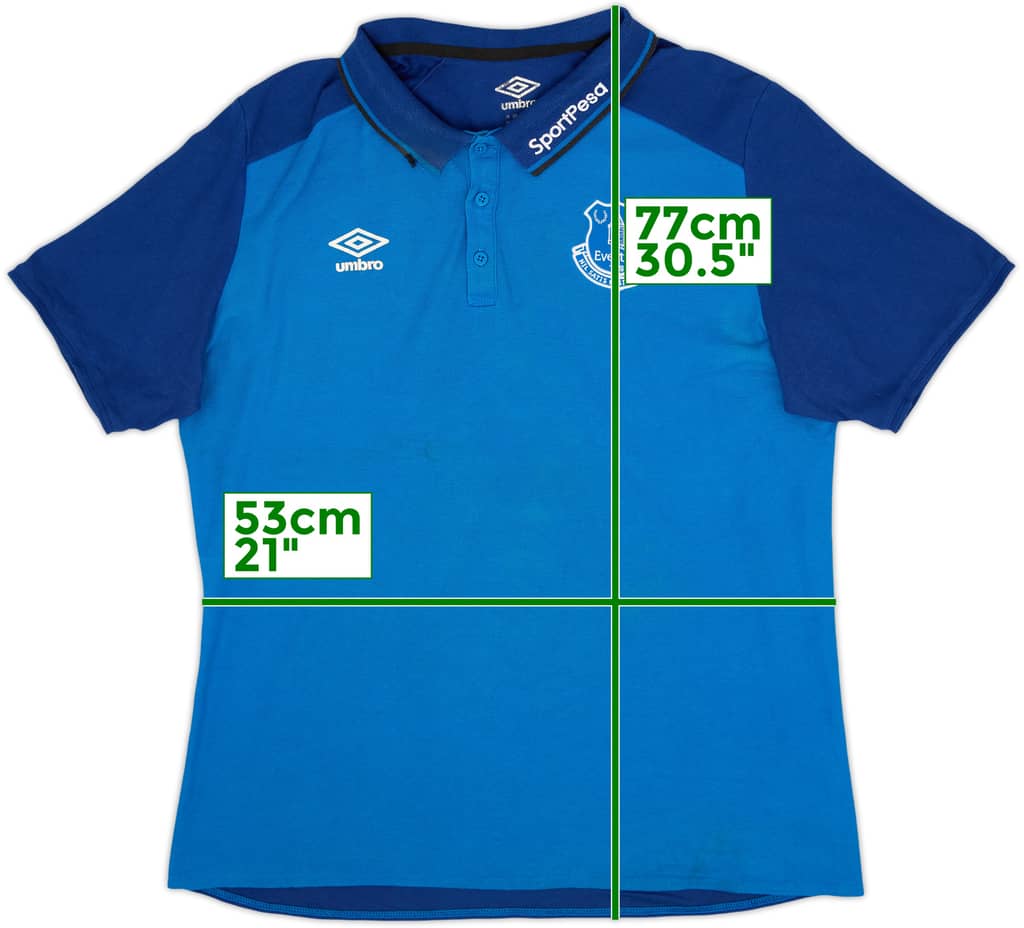 2017-18 Everton Umbro Polo Shirt - 5/10 - (XXL)