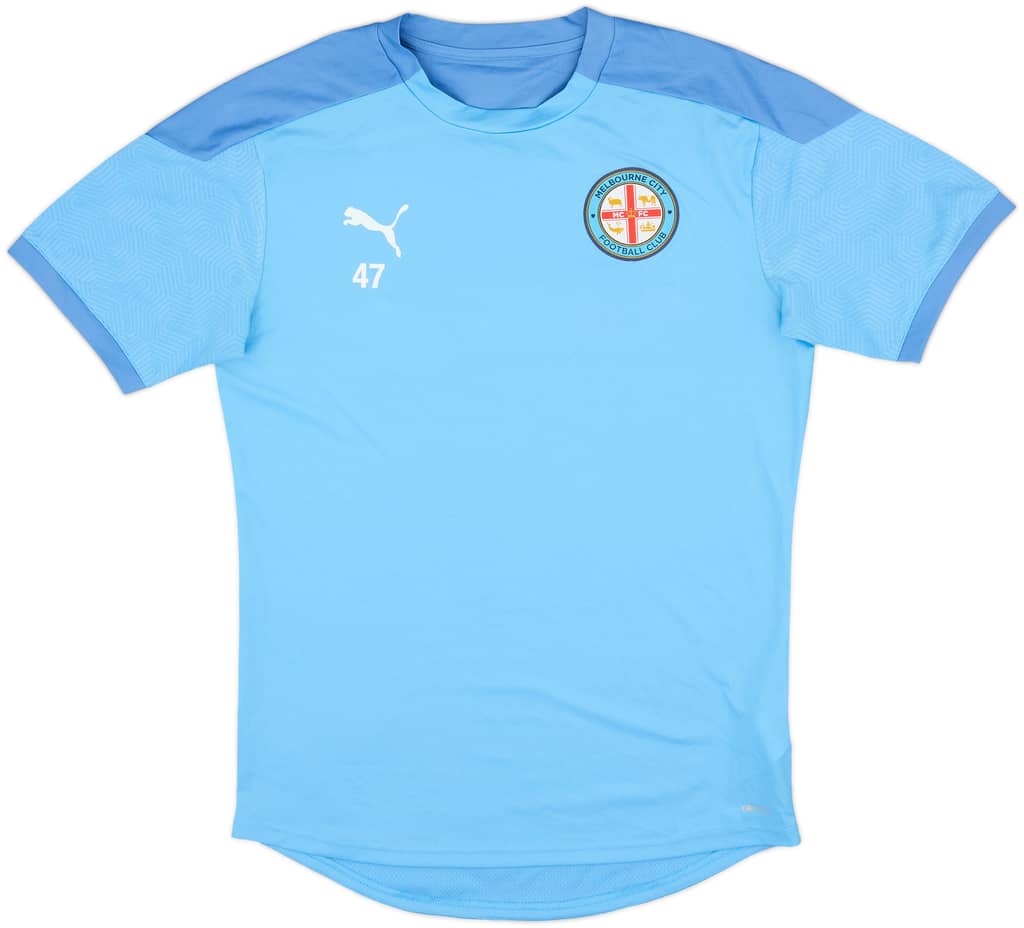 2021-22 Melbourne City Player Issue Puma Training Shirt #47 - 8/10 - (M)