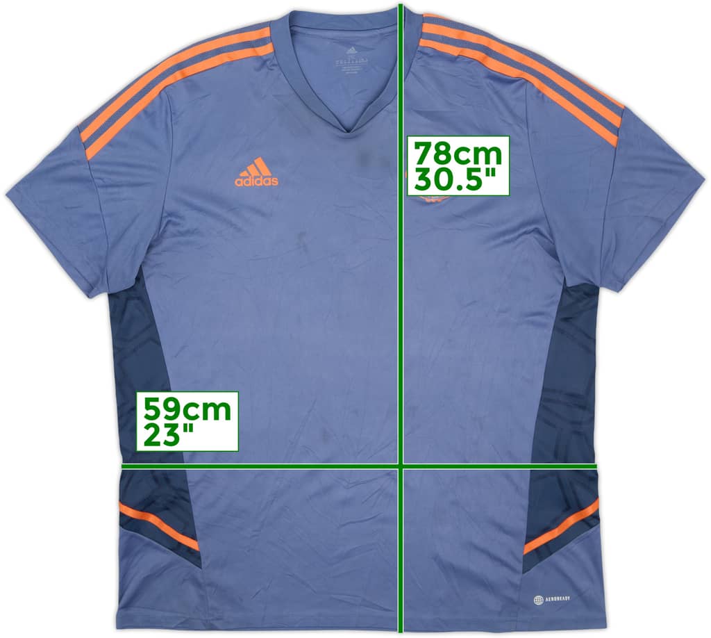 2022-23 Manchester United adidas Training Shirt - 6/10 - (XXL)