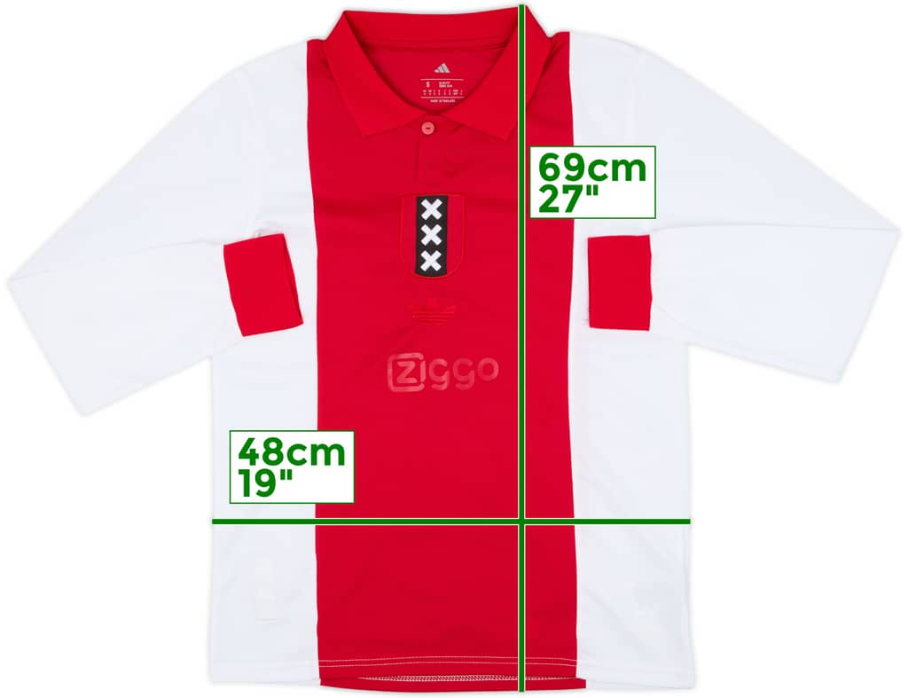Camiseta de manga larga del Ajax 125th Aniversario 2024-25 - 10/10 - (S)