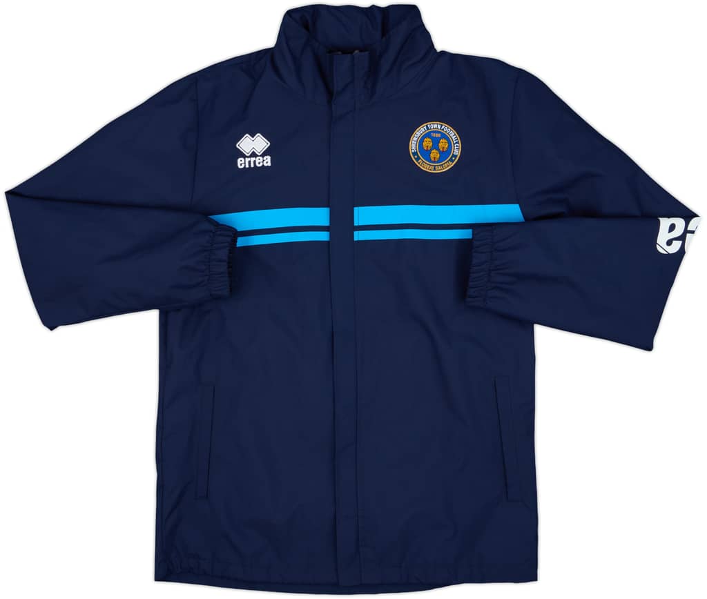 2018-19 Shrewsbury Errea Hooded Rain Jacket - 10/10 - (M)