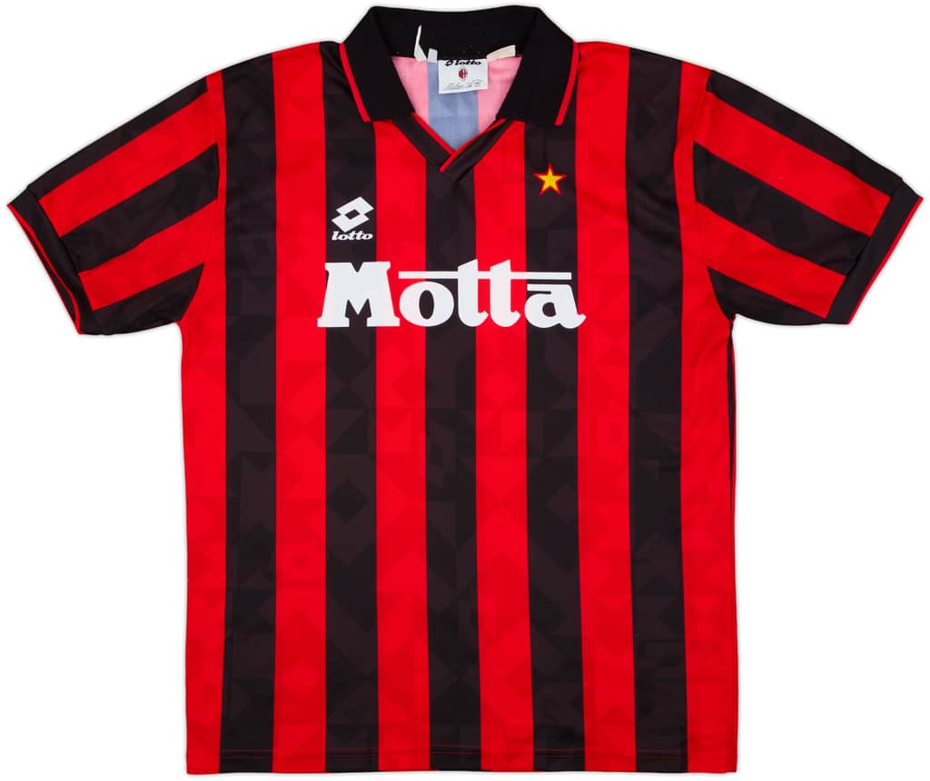 1993-94 AC Milan Home Shirt - 8/10 - (XL)