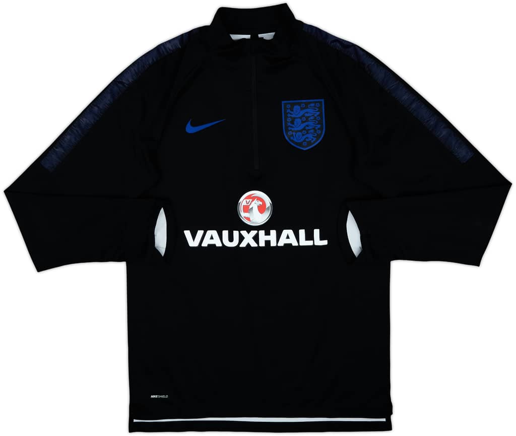 2018-19 England Nike 1/4 Zip Drill Top - 8/10 - (S)