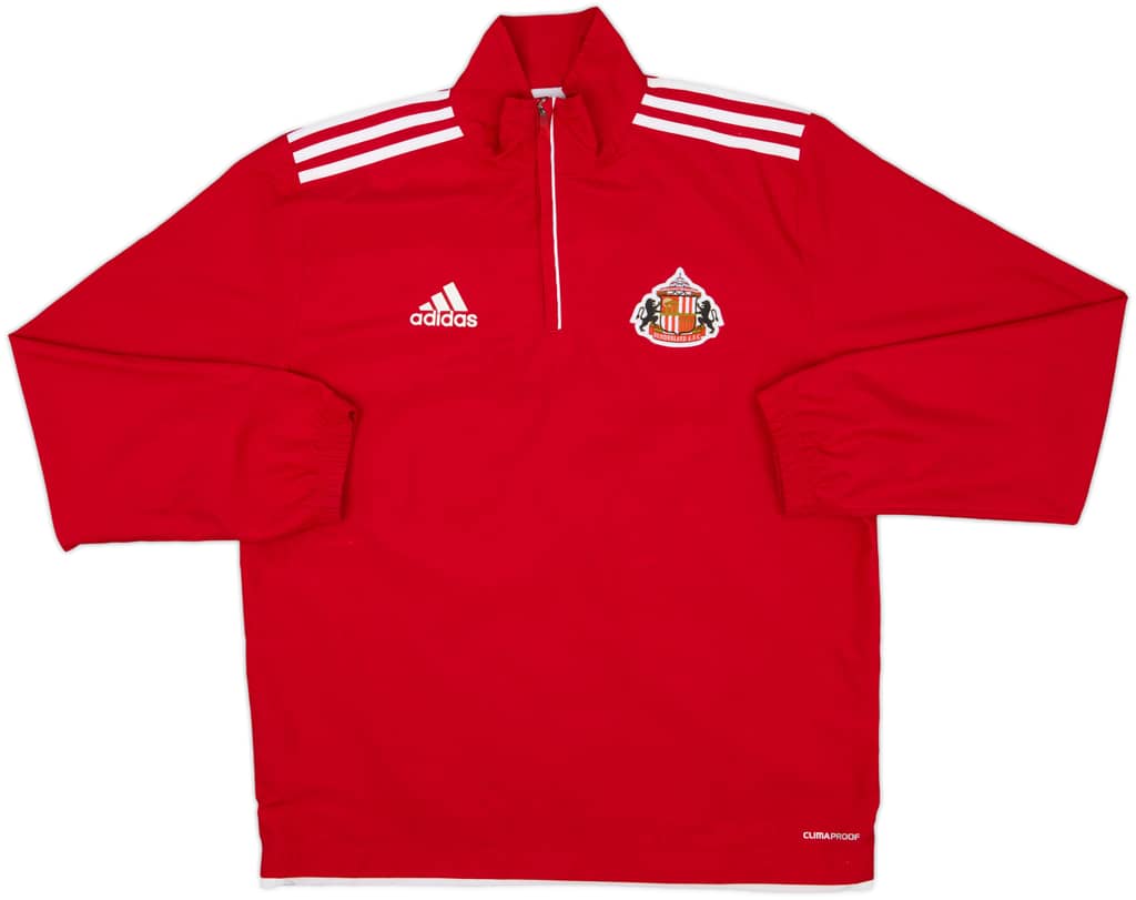 2012-13 Sunderland adidas 1/4 Zip Drill Top - 8/10 - (S)