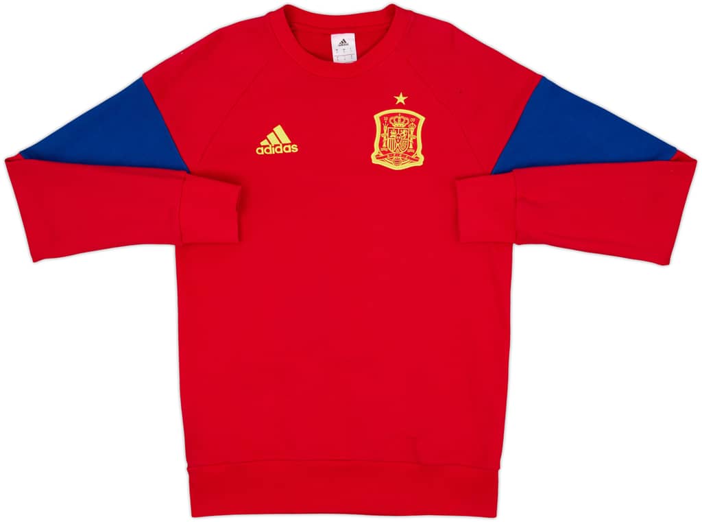 2015-16 Spain adidas Sweat Top - 10/10 - (S)