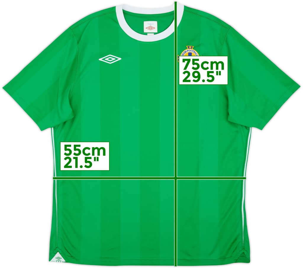 2010-12 Northern Ireland Home Shirt - 10/10 - (L)