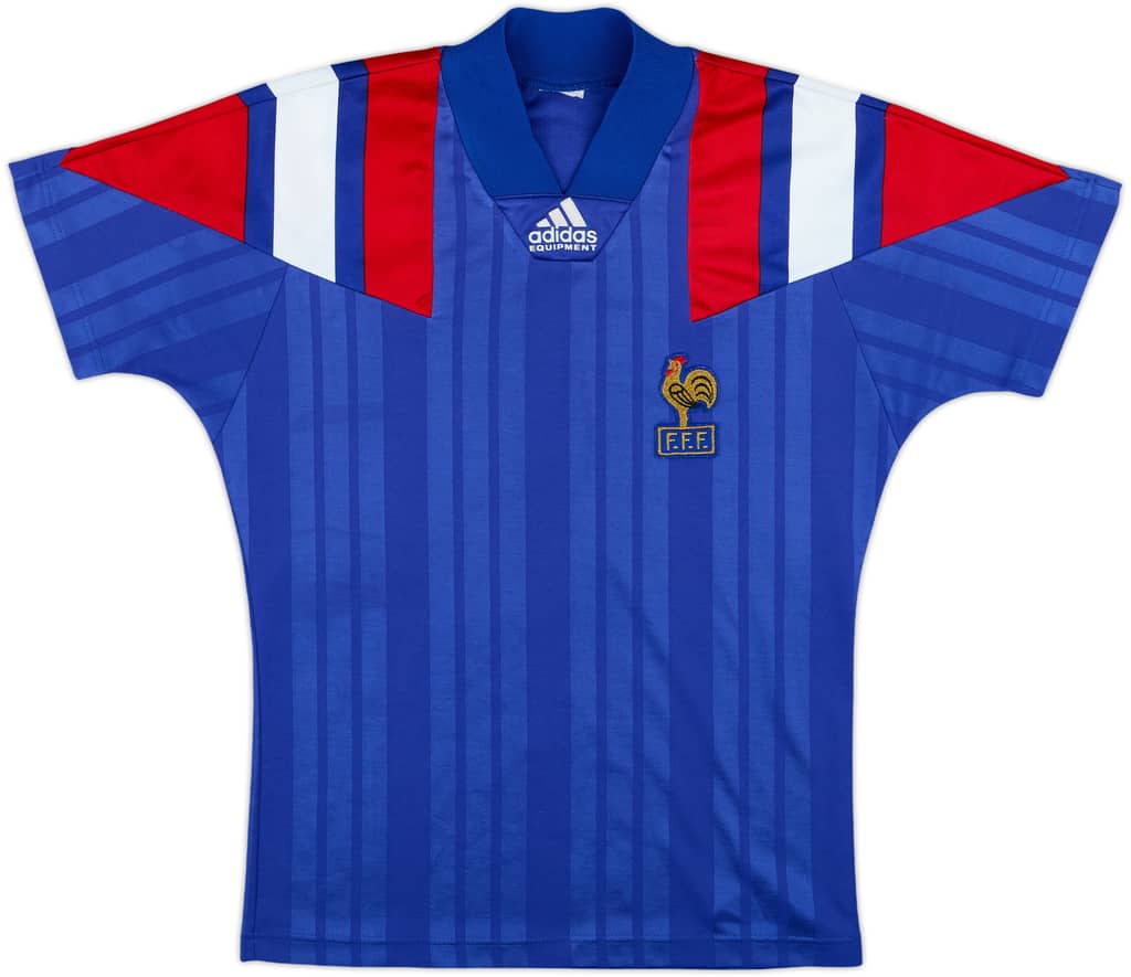 1992-94 France Home Shirt - 8/10 - (Y)