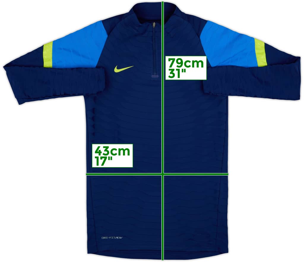 2021-22 Tottenham Nike Dri-Fit ADV 1/4 Zip Drill Top - 8/10 - (S)