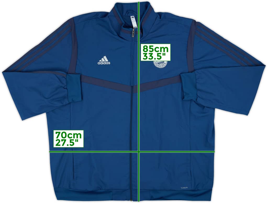 2019-20 Bayern Munich adidas Track Jacket - 8/10 - (3XL)