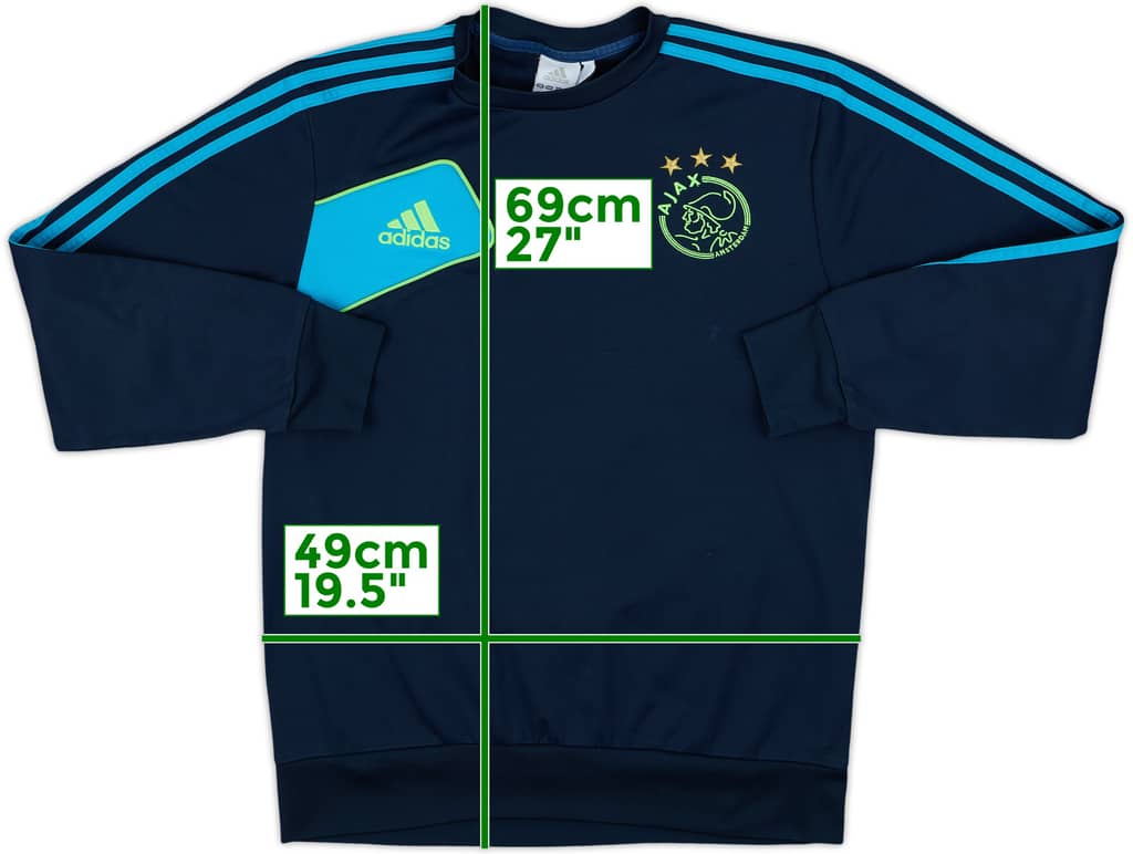 2012-13 Ajax adidas Sweat Top - 8/10 - (M)