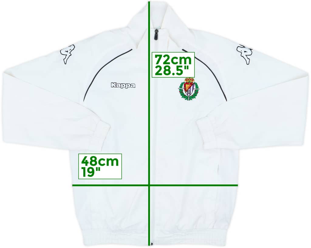 2011-12 Real Valladolid Kappa Track Jacket - 7/10 - (S)