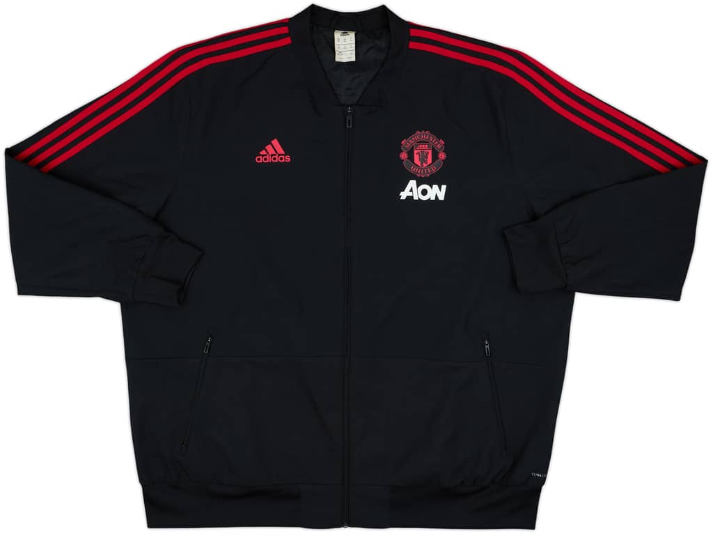2018-19 Manchester United adidas Track Jacket - 8/10 - (3XL)