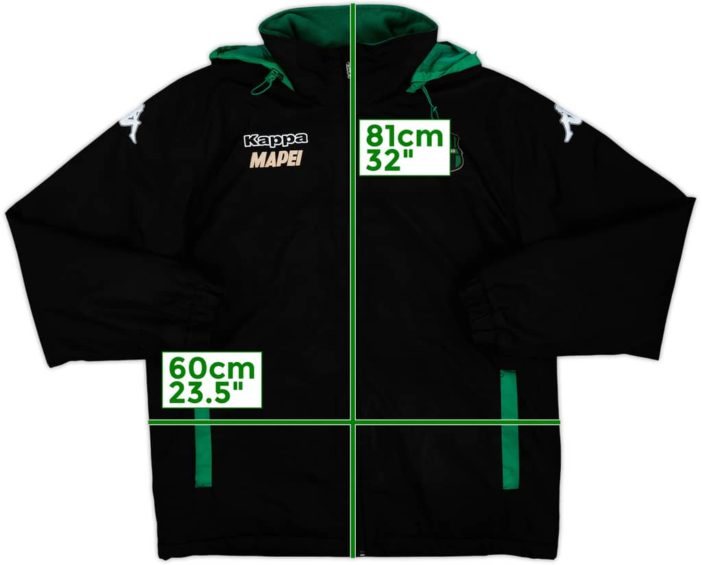 2014-15 Sassuolo Kappa Padded Bench Coat - 5/10 - (L)