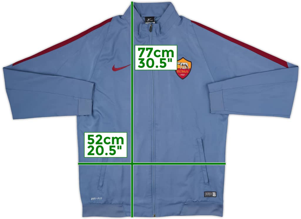 2016-17 Roma Nike Track Jacket - 7/10 - (L)