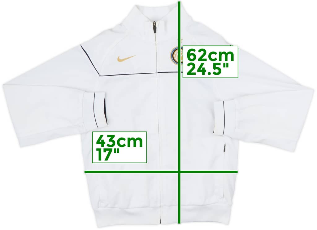 2008-09 Inter Milan Nike Track Jacket - 8/10 - (L.Boys)