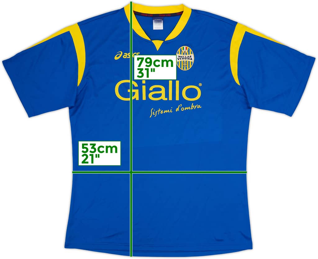 2009-10 Hellas Verona Asics Player Issue Training Shirt #1 - 9/10 - (XL)