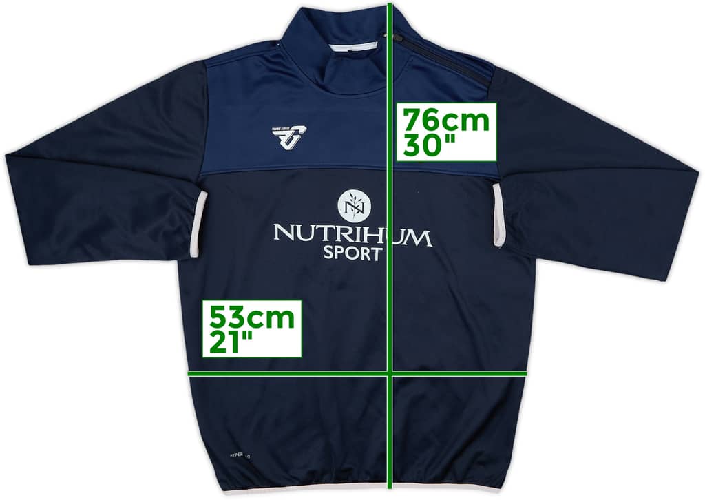 2020-21 Perugia Frankie Garage 1/4 Zip Drill Top - 8/10 - (XL)