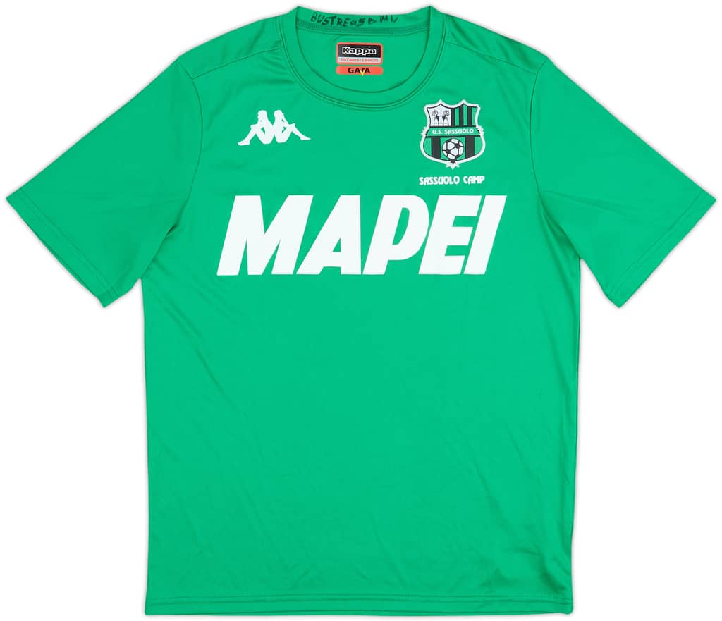 2019-20 Sassuolo 'Camp' Kappa Training Shirt - 8/10 - (L.Boys)