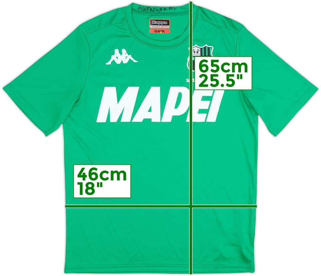 2019-20 Sassuolo 'Camp' Kappa Training Shirt - 8/10 - (L.Boys)