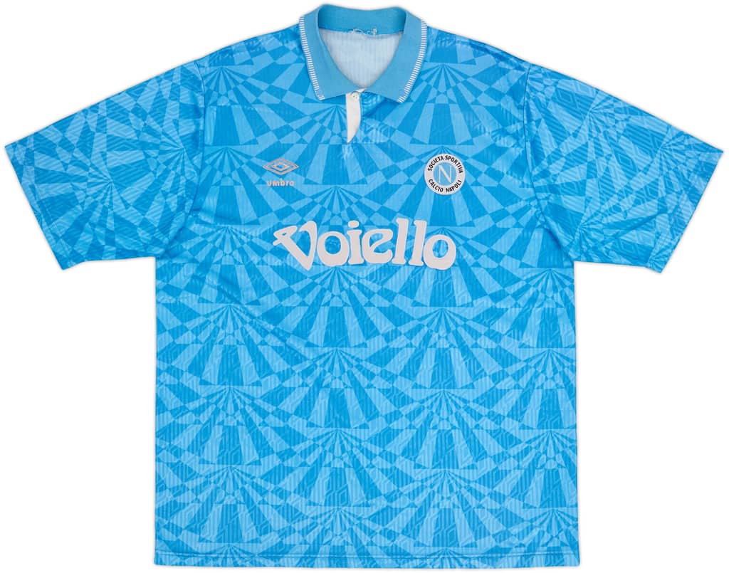 1991-93 Napoli Home Shirt - 6/10 - (XL)