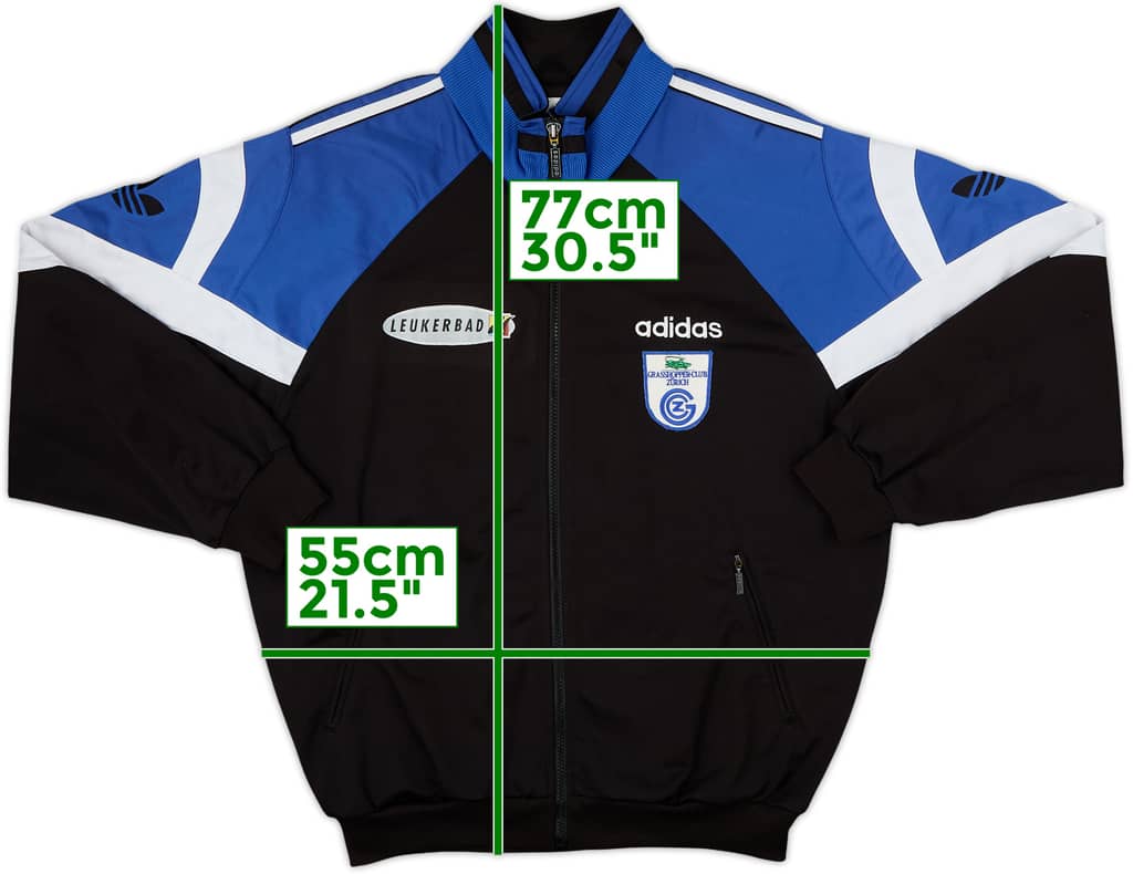 1997-98 Grasshoppers adidas Track Jacket - 8/10 - (M)