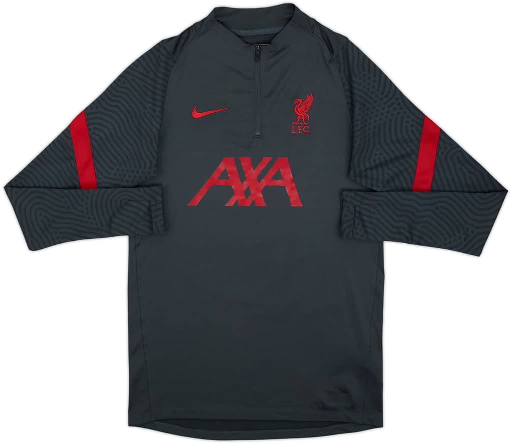 2021-22 Liverpool Nike Vaporknit 1/4 Zip Drill Top - 8/10 - (S)