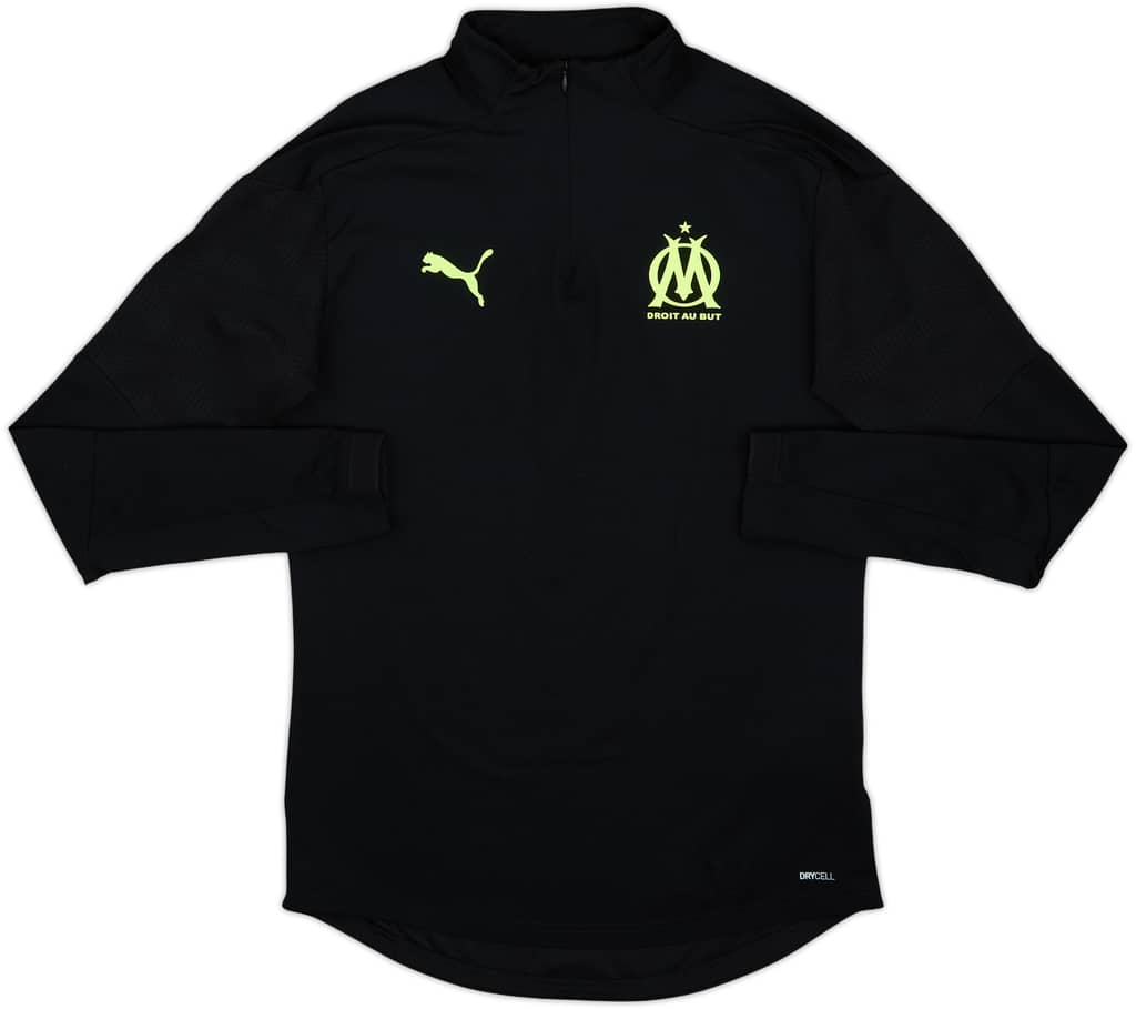 Top de entrenamiento con cierre de 1/4 Puma del Olympique Marseille 2020-21 - 8/10 - (S)