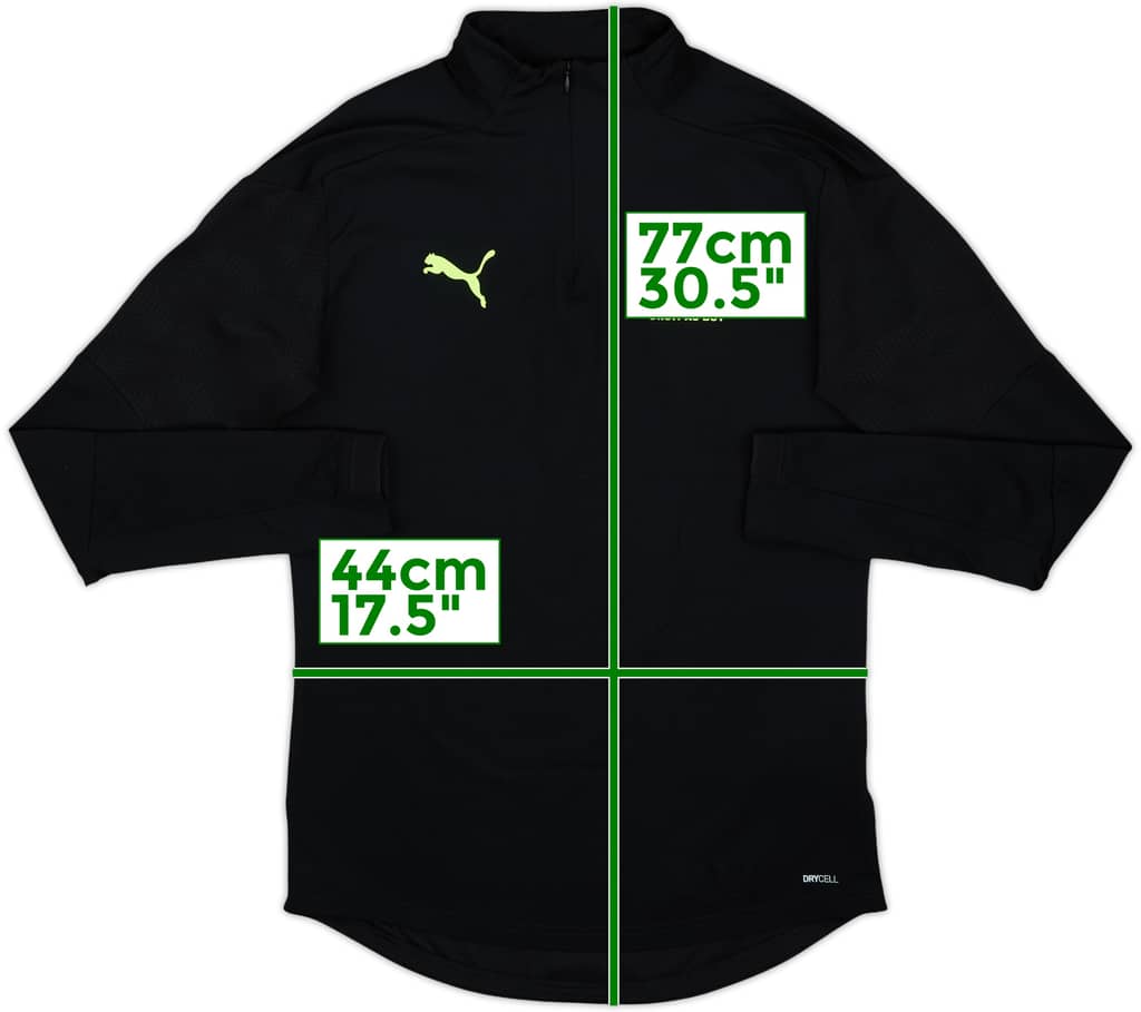 Top de entrenamiento con cierre de 1/4 Puma del Olympique Marseille 2020-21 - 8/10 - (S)