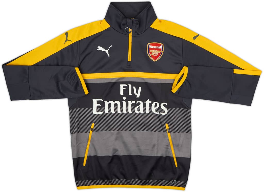 2016-17 Arsenal Puma 1/4 Zip Drill Top - 8/10 - (S)