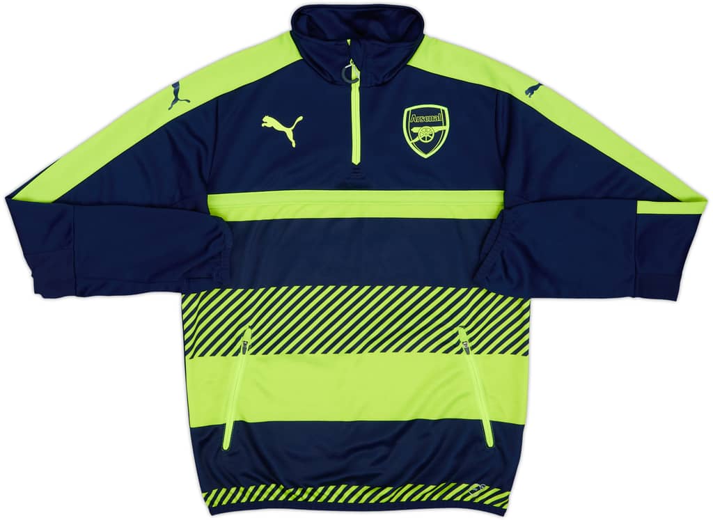 2016-17 Arsenal Puma 1/4 Zip Training Top - 8/10 - (S)