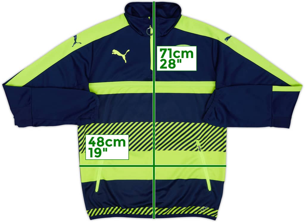 2016-17 Arsenal Puma 1/4 Zip Training Top - 8/10 - (S)