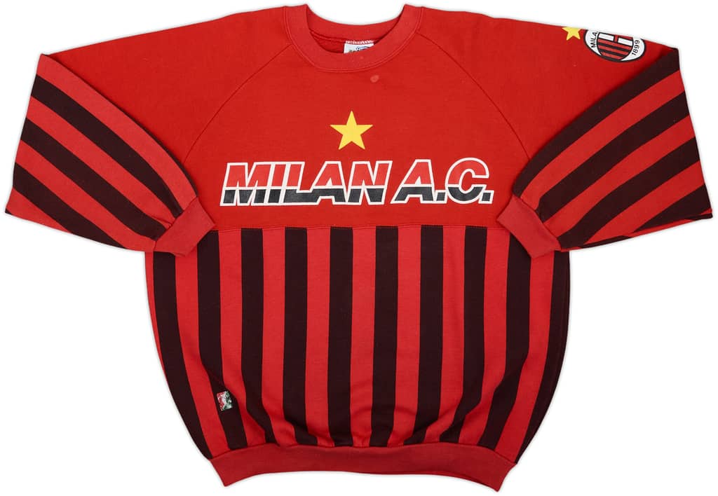1990-91 AC Milan Le Felpe dei Grandi Club Sweat Top - 7/10 - (L)