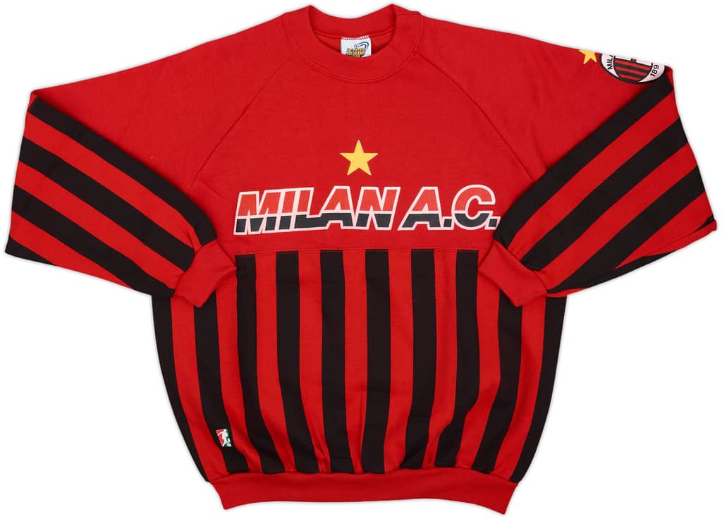 1990-91 AC Milan Le Felpe dei Grandi Club Sweat Top - 10/10 - (M)