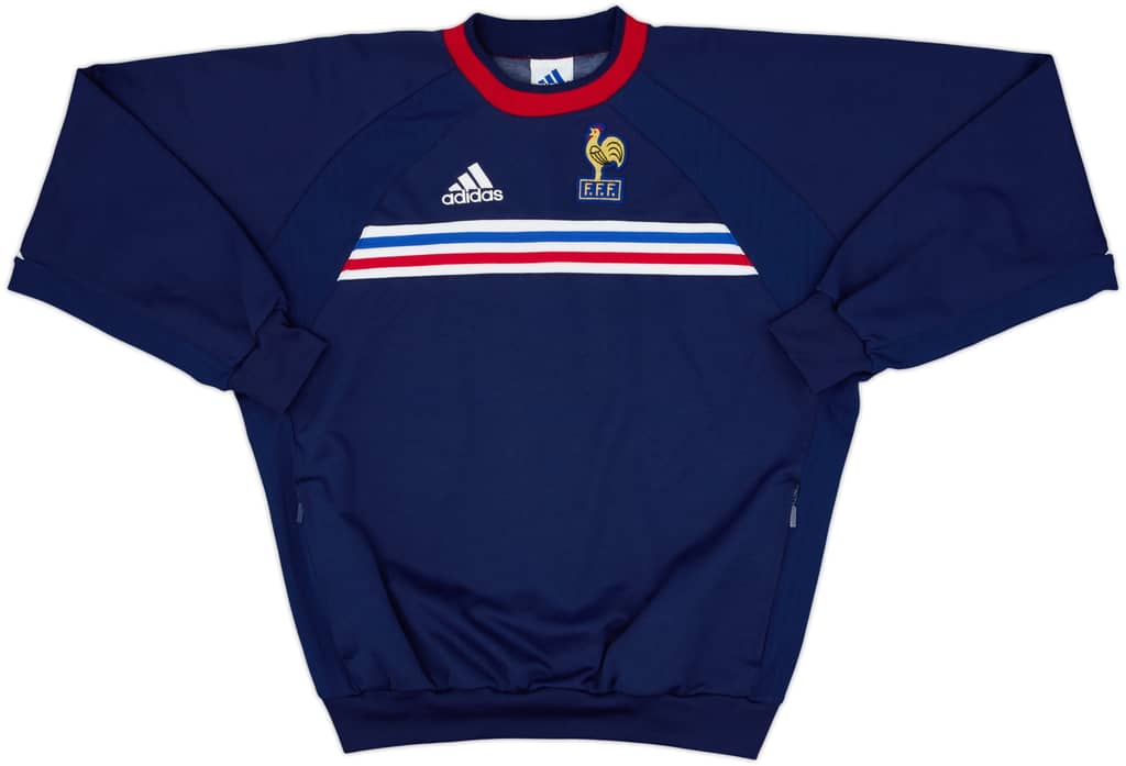 2000-02 France adidas Sweat Top - 9/10 - (S)