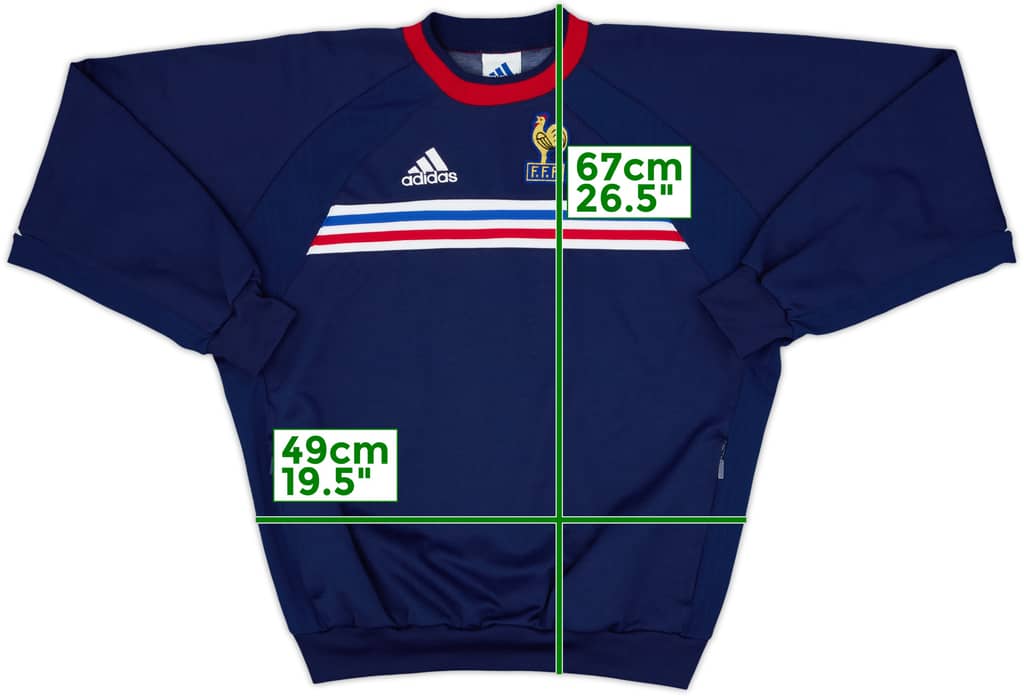 2000-02 France adidas Sweat Top - 9/10 - (S)