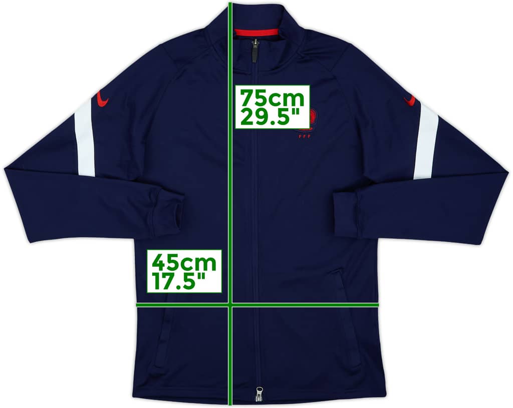 2020-21 France Nike Track Jacket - 8/10 - (S)