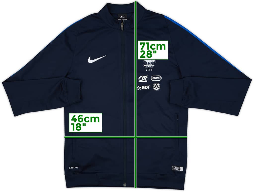 2016-17 France Player Issue Nike Track Jacket - 8/10 - (M)