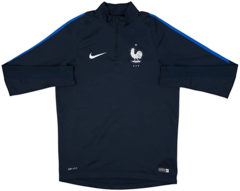 2017-18 France Nike 1/4 Zip Drill Top - 8/10 - (M)