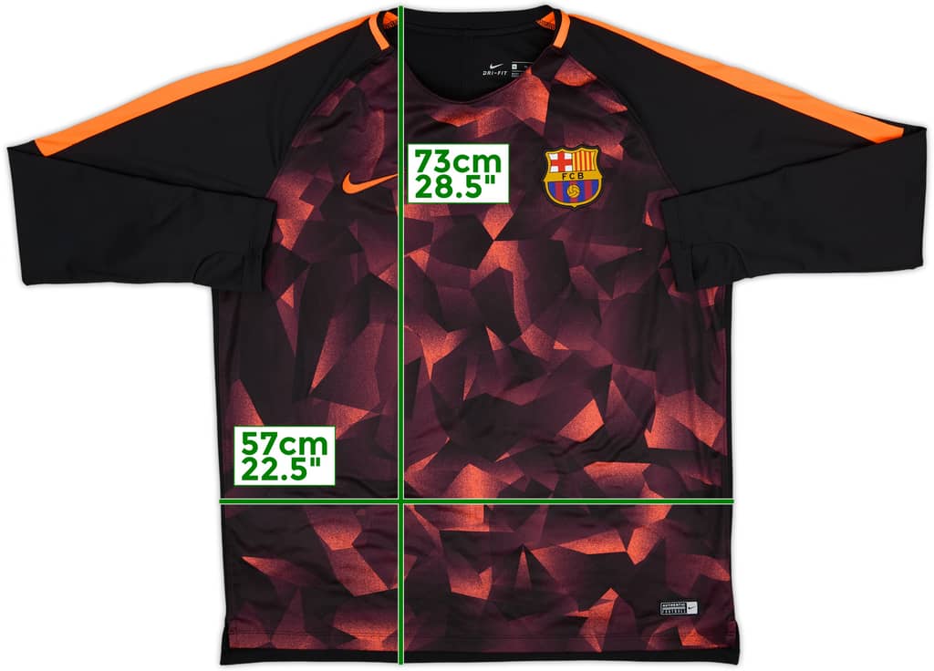 2017-18 Barcelona Nike Training Top - 10/10 - (XL)