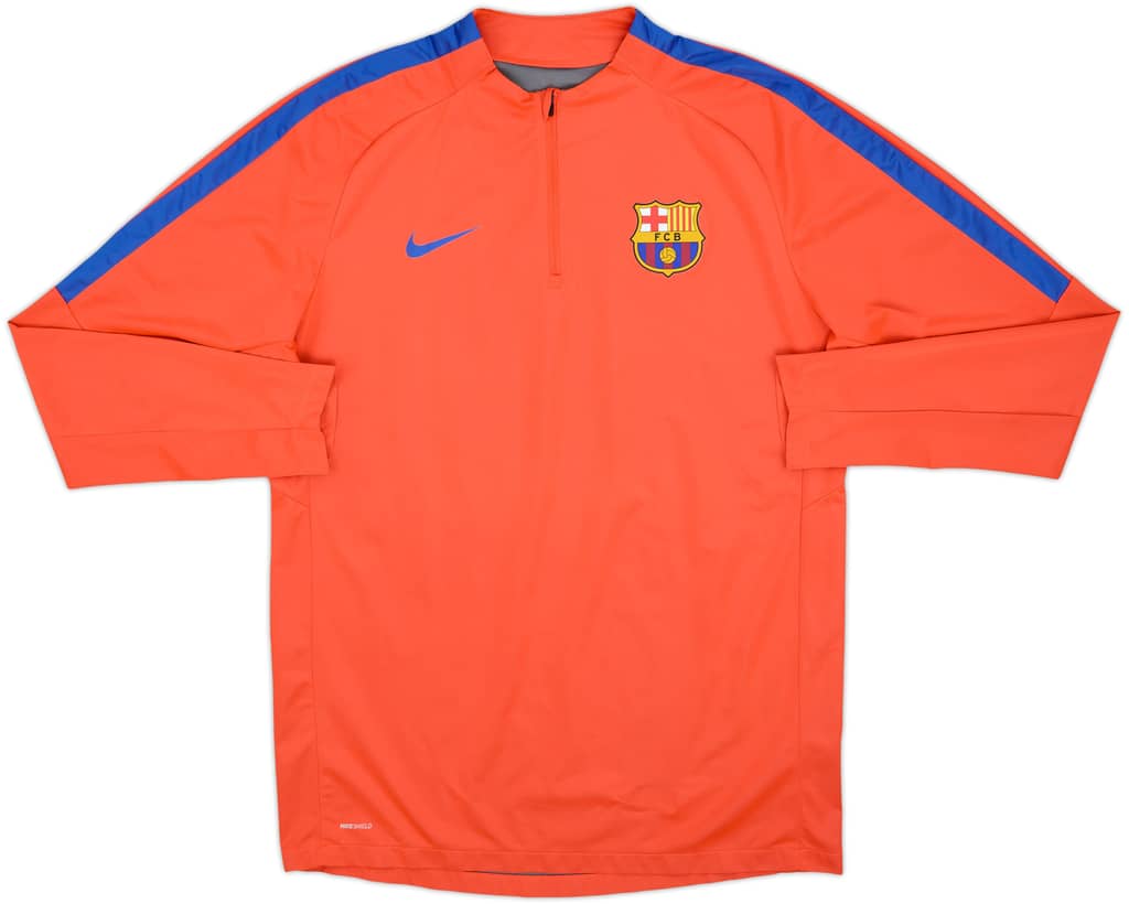 2016-17 Barcelona Nike 1/4 Zip Drill Top - 8/10 - (L)