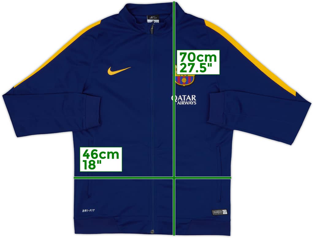 2015-16 Barcelona Nike Track Jacket - 8/10 - (M)