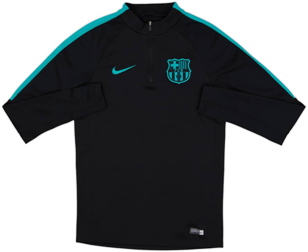 2015-16 Barcelona Nike 1/4 Zip Drill Top - 8/10 - (S)