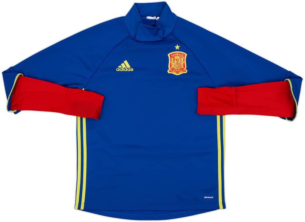 2016-18 Spain adidas Drill Top - 8/10 - (XL.Boys)