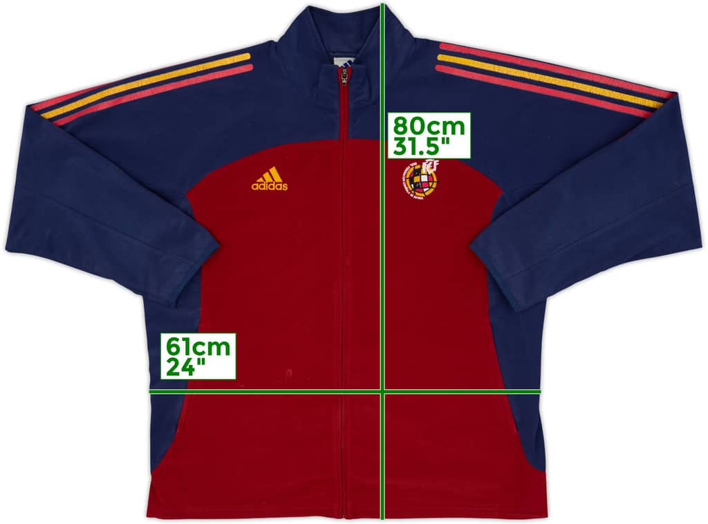 2000-01 Spain adidas Track Jacket - 7/10 - (L/XL)