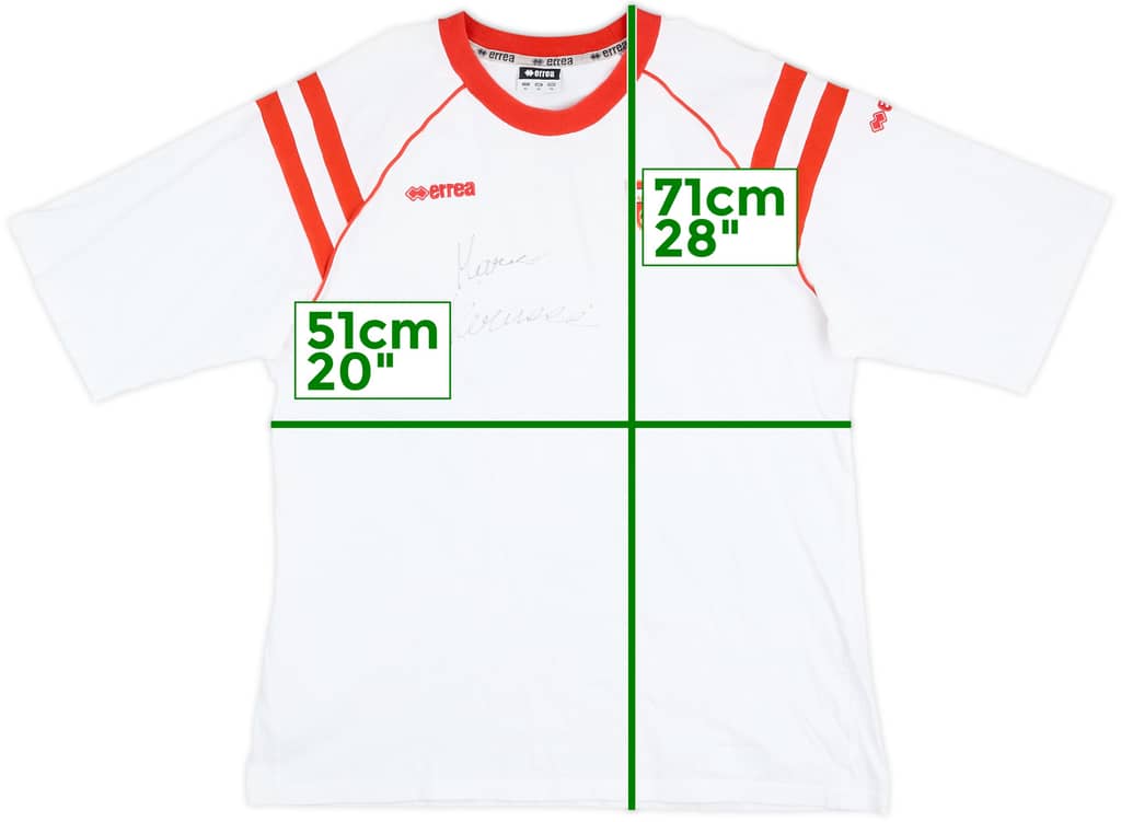 2011-12 Mantova Errea Signed Training Shirt - 9/10 - (XL)