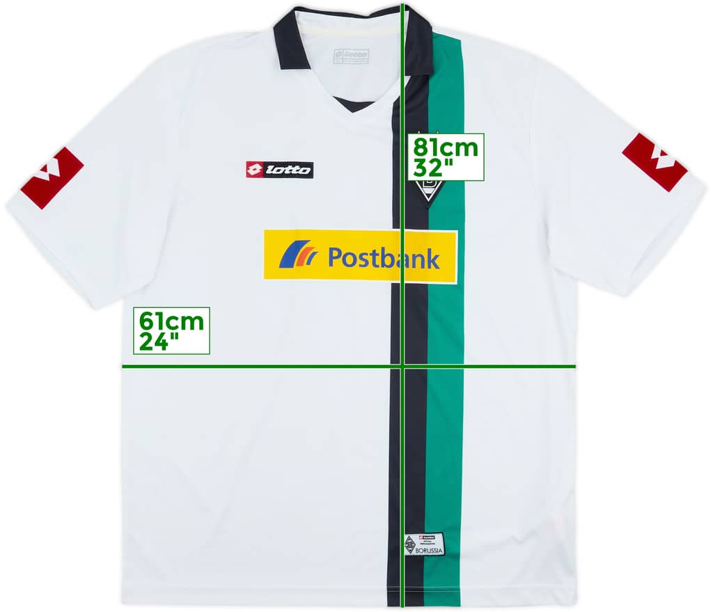 2009-10 Borussia Monchengladbach Home Shirt - 8/10 - (XL)