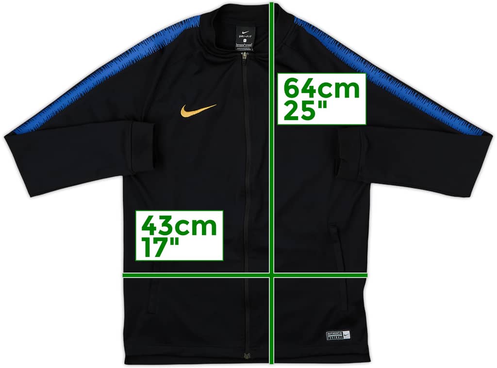 2018-19 Inter Milan Nike Track Jacket - 8/10 - (L.Boys)
